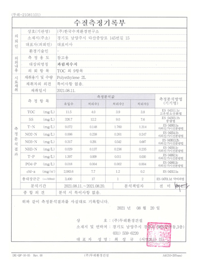 시험성적서